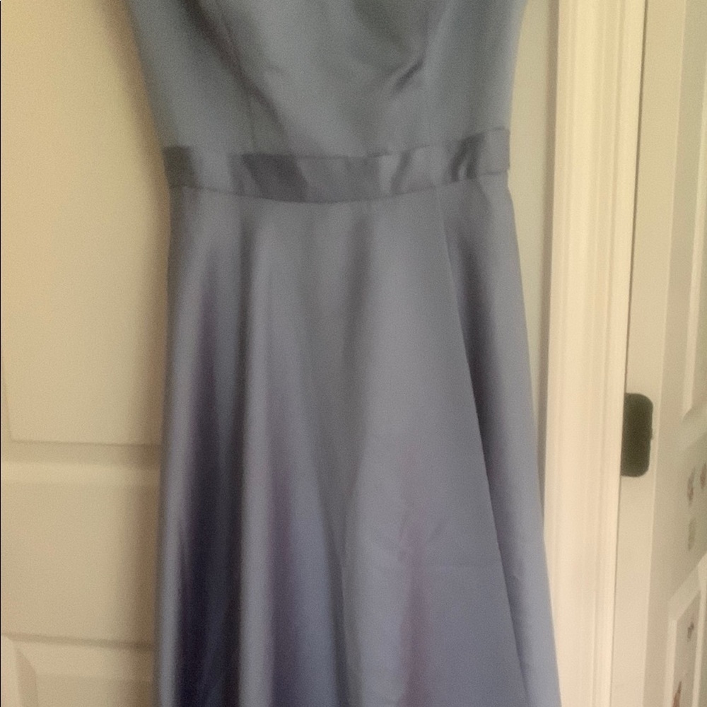Xscape Women's Off-Shoulder Dress - Light Blue - Picture 5 of 7